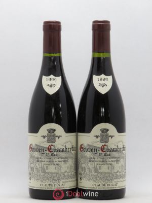 Gevrey-Chambertin 1er Cru Claude Dugat  1999 - Lot of 2 Bottles