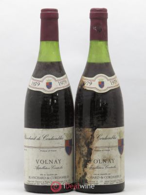 Volnay Blanchard de Cordambles 1979 - Lot of 2 Bottles