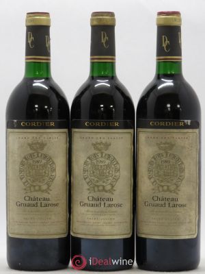Château Gruaud Larose 2ème Grand Cru Classé  1989 - Lot of 3 Bottles