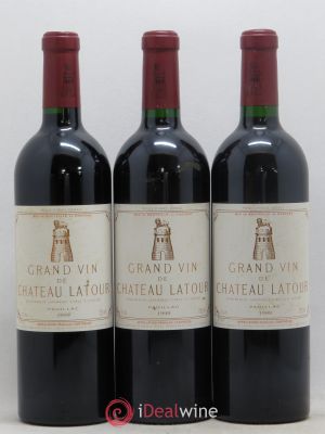 Château Latour 1er Grand Cru Classé  1999 - Lot de 3 Bouteilles