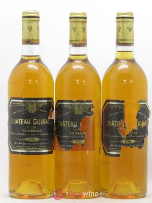Château Guiraud 1er Grand Cru Classé  1986 - Lot of 3 Bottles