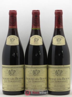 Savigny-lès-Beaune 1er Cru Les Vergelesses Louis Jadot 2003 - Lot of 3 Bottles