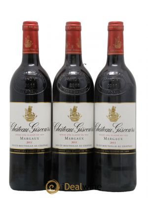 Château Giscours 3ème Grand Cru Classé  2011 - Lotto di 3 Bottiglie
