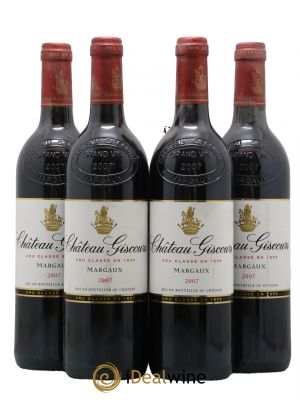 Château Giscours 3ème Grand Cru Classé 2007 - Lot de 4 Bottles