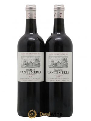 Château Cantemerle 5ème Grand Cru Classé 2019 - Lot de 2 Bottles