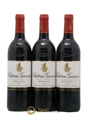 Château Giscours 3ème Grand Cru Classé  2012 - Lotto di 3 Bottiglie