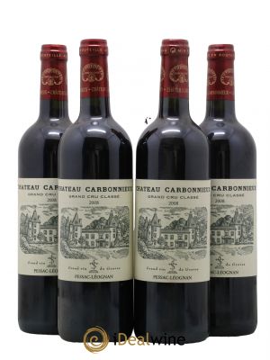 Château Carbonnieux Cru Classé de Graves 2008 - Lot de 4 Bottles