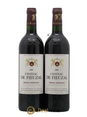 Château de Fieuzal Cru Classé de Graves  2003 - Lot of 2 Bottles