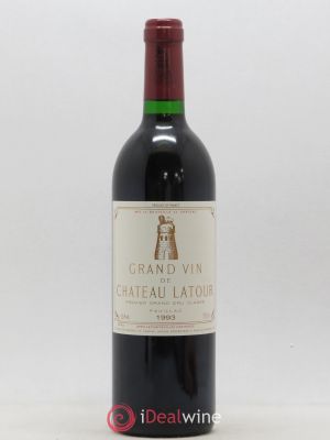 Château Latour 1er Grand Cru Classé  1993 - Lot de 1 Bouteille