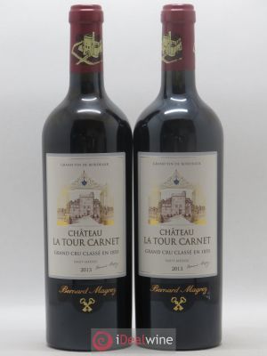 Château La Tour Carnet 4ème Grand Cru Classé  2013 - Lot de 2 Bouteilles