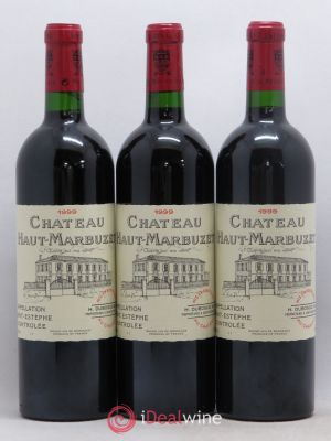 Château Haut Marbuzet  1999 - Lot of 3 Bottles
