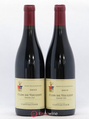 Clos de Vougeot Grand Cru Domaine Jerome Castagnier 2013 - Lot of 2 Bottles