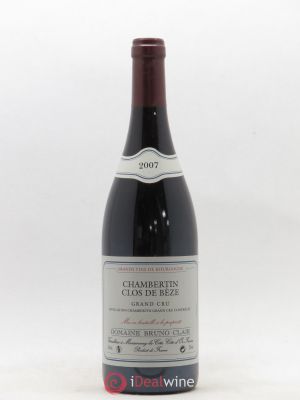 Chambertin Clos de Bèze Grand Cru Clos de Bèze Bruno Clair (Domaine)  2007 - Lot of 1 Bottle