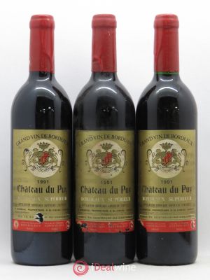 Château Le Puy  1991 - Lot of 3 Bottles