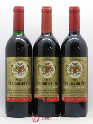 Château Le Puy  1991 - Lot of 3 Bottles