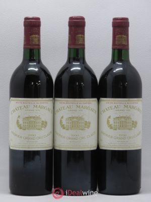 Château Margaux 1er Grand Cru Classé  1990 - Lot of 3 Bottles