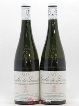 Savennières Clos de la Coulée de Serrant Vignobles de la Coulée de Serrant - Nicolas Joly  2010 - Lot of 2 Bottles
