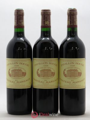 Pavillon Rouge du Château Margaux Second Vin  1998 - Lot of 3 Bottles