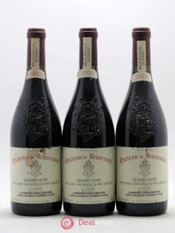 Châteauneuf-du-Pape Château de Beaucastel Jean-Pierre & François Perrin  2003 - Lot of 3 Bottles