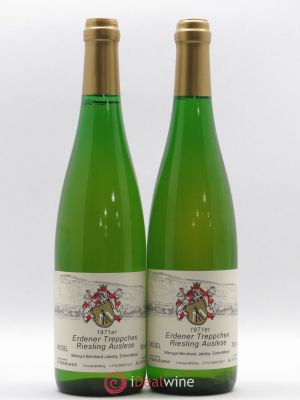 Riesling Auslese Erdener Treppchen Bernhard Jakoby 1971 - Lot of 2 Bottles