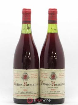 Vosne-Romanée Jean Grivot 1982 - Lot of 2 Bottles