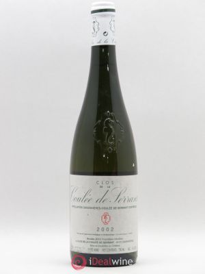 Savennières Clos de la Coulée de Serrant Vignobles de la Coulée de Serrant - Nicolas Joly  2002 - Lot of 1 Bottle