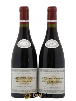 Nuits Saint-Georges 1er Cru Clos de La Maréchale Jacques-Frédéric Mugnier 2014 - Lot de 2 Bottles