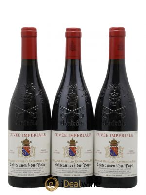 Châteauneuf-du-Pape Cuvée Impériale Raymond Usseglio & Fils (Domaine) 2016 - Lot de 3 Bottles
