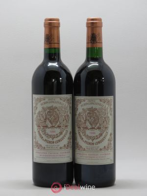 Pichon Longueville Baron 2ème Grand Cru Classé  1996 - Lot of 2 Bottles