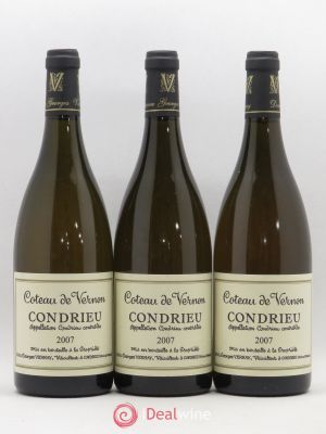 Condrieu Coteau de Vernon Georges Vernay  2007 - Lot of 3 Bottles
