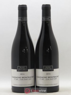 Chassagne-Montrachet 1er Cru Clos Saint-Jean Morey-Coffinet (Domaine)  2014 - Lot of 2 Bottles