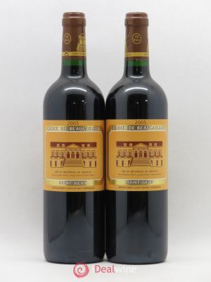 La Croix de Beaucaillou Second vin  2005 - Lot of 2 Bottles