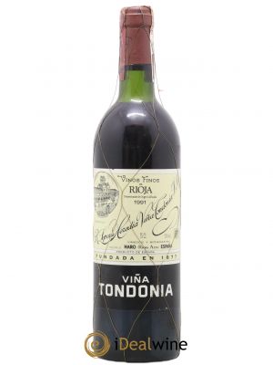 Rioja DOCa Reserva Vina Tondonia R. Lopez de Heredia  1991 - Lot of 1 Bottle