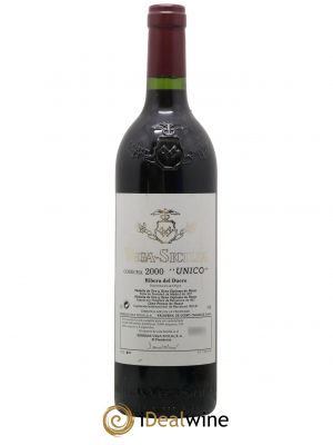 Ribera Del Duero DO Vega Sicilia Unico Famille Alvarez  2000 - Lotto di 1 Bottiglia