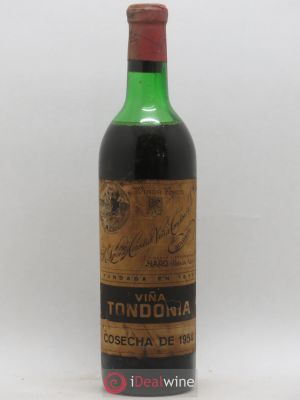 Rioja DOCa Vina Tondonia Reserva R. Lopez de Heredia  1954 - Lot de 1 Bouteille