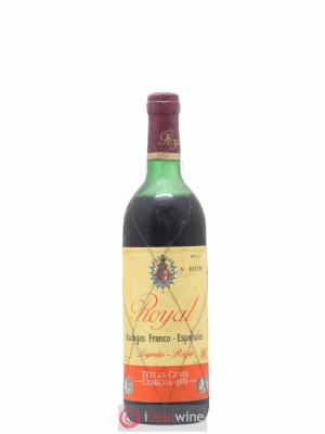 Rioja DOCa Royal Logrono Tete De Cuvee Gran Reserva Bodegas Franco Espanolas 1970 - Lot de 1 Bouteille