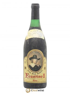 Rioja DOCa Gran Reserva Faustino I 1970 - Lot de 1 Bouteille