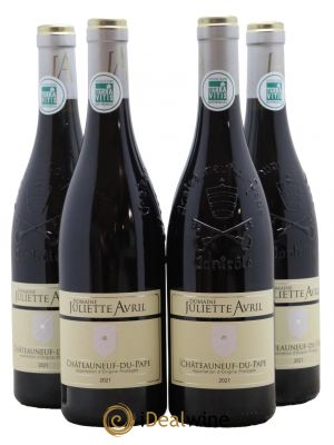 Châteauneuf-du-Pape Domaine Juliette Avril 2021 - Lot de 4 Bottles