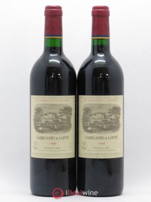 Carruades de Lafite Rothschild Second vin  1995 - Lot de 2 Bouteilles