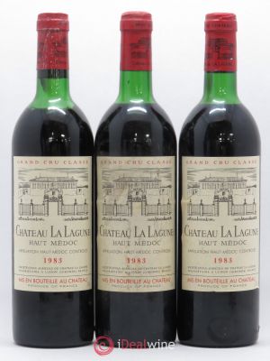Château La Lagune 3ème Grand Cru Classé  1983 - Lot of 3 Bottles