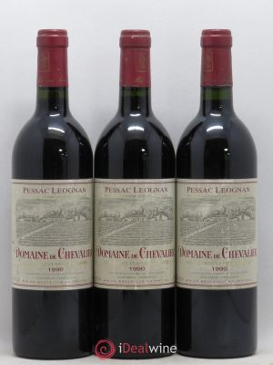 Domaine de Chevalier Cru Classé de Graves  1990 - Lot of 3 Bottles