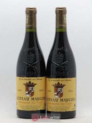 Châteauneuf-du-Pape Château Maucoil 2018 - Lot of 2 Bottles