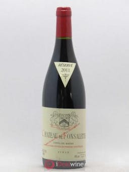 Côtes du Rhône Cuvée Syrah Château de Fonsalette  2011 - Lot de 1 Bouteille