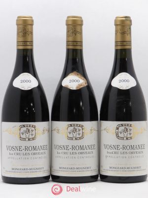 Vosne-Romanée 1er Cru Les Orveaux Domaine Mongeard-Mugneret 2000 - Lot of 3 Bottles