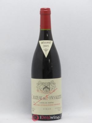 Côtes du Rhône Cuvée Syrah Château de Fonsalette  2005 - Lot of 1 Bottle