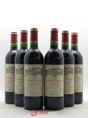 Château Calon Ségur 3ème Grand Cru Classé  2000 - Lot of 6 Bottles