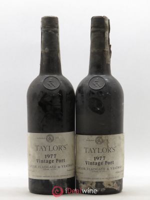 Porto Taylor's Vintage  1977 - Lot of 2 Bottles