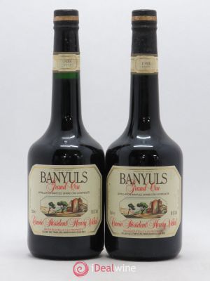 Banyuls Grand Cru Cuvée du Président Henry Vidal Cellier Des Templiers 1988 - Lot of 2 Bottles