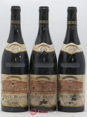 Côte-Rôtie La Mouline Guigal  2005 - Lot of 3 Bottles