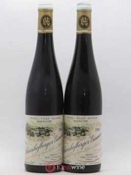 Allemagne Rheingau Riesling Scharzhofberger Eiswein Egon Muller 1987 - Lot of 2 Bottles